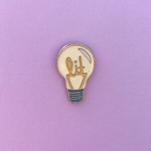 💡 Lit enamel pin